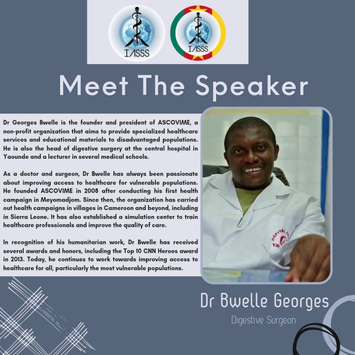 IASSS Cameroon Inaugural Talk